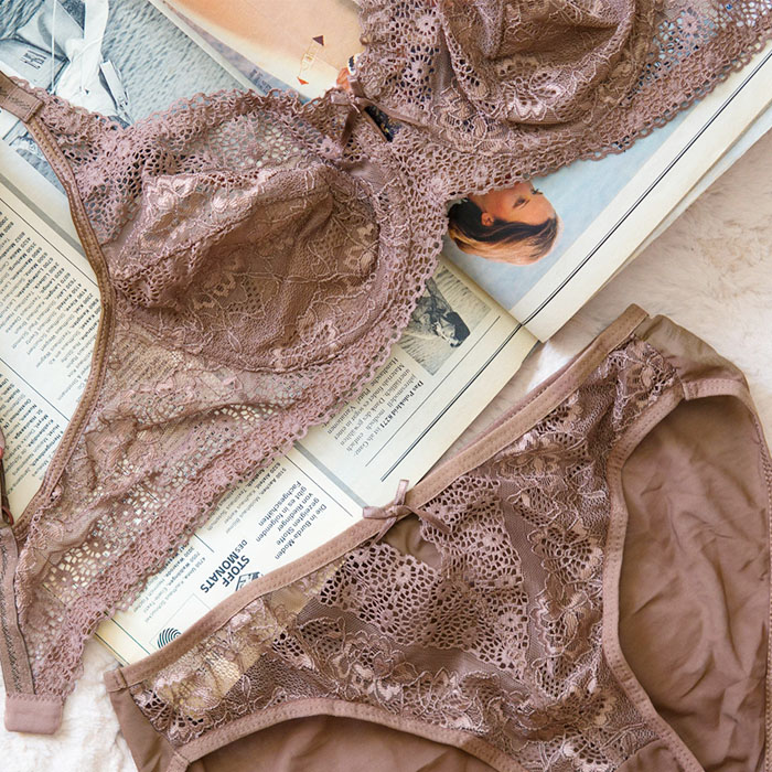 Light brown sexy lingerie